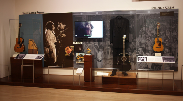 Johnny Cash / Carter Family Exhibits Open at Musical
